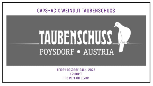SOLD OUT - CAPS-ATLANTIC TASTING - WEINGUT TAUBENSCHUSS